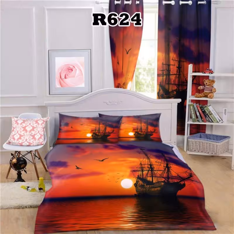 روتختی سه بعدی طرح دریا کشتی