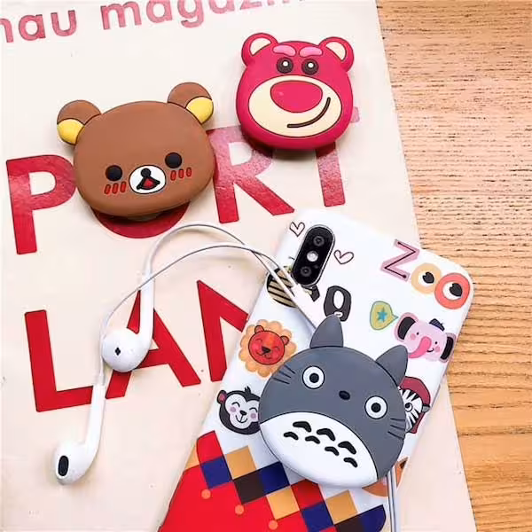 پاپ سوکت سیلیکونی کیوتی Cute Silicone PopSocket