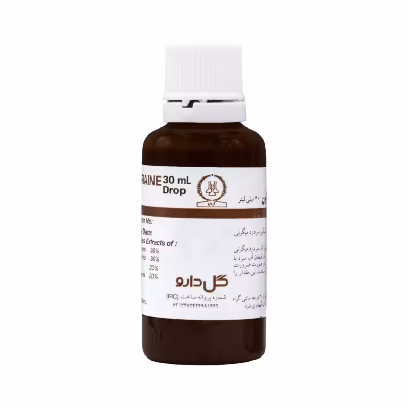 قطره آنتی میگرن گل دارو