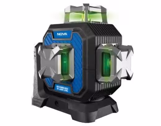 تراز لیزری سه بعدی شارژی کامپکت سبز نووا مدل 2671G