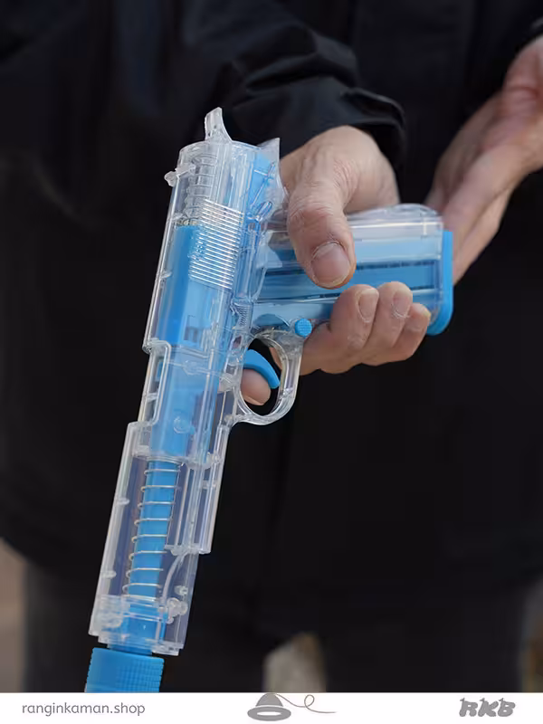 اسباب بازی کلت پوکه پران شفاف Colt toy, transparent pumice stone