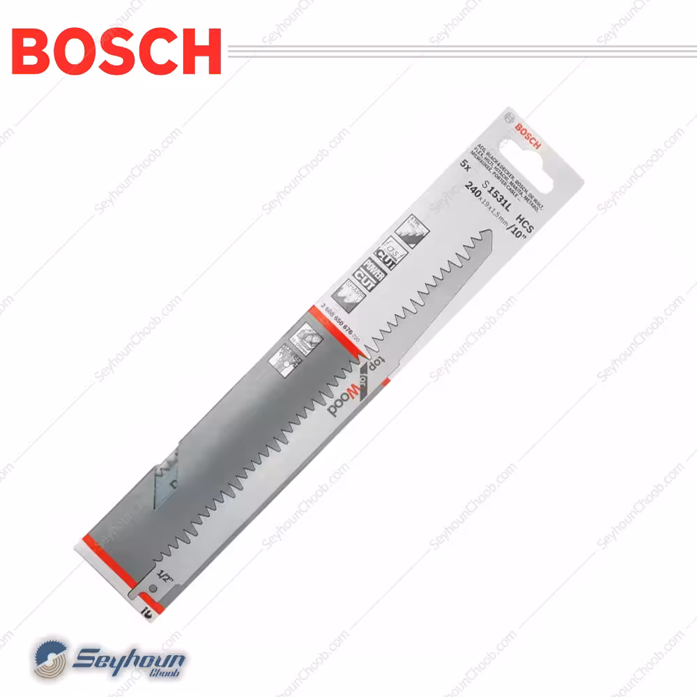 تیغ اره افقی بر بوش مخصوص برش چوب مدل BOSCH S1531L HCS