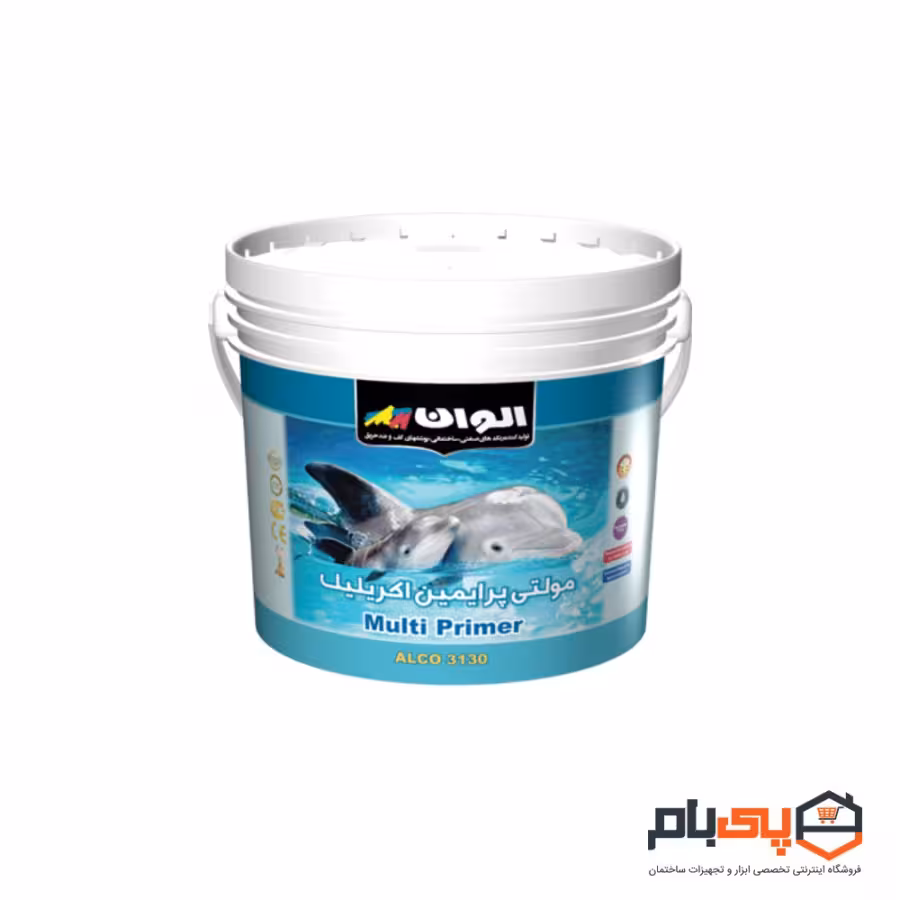مولتی پرایمین اکریلیک الوان مدل ALCO-3130 حجم 25 گالن