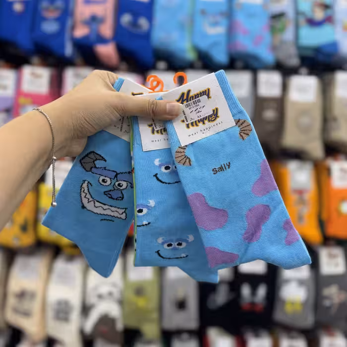 جوراب ساقدار هپی مپی طرح سالیوان