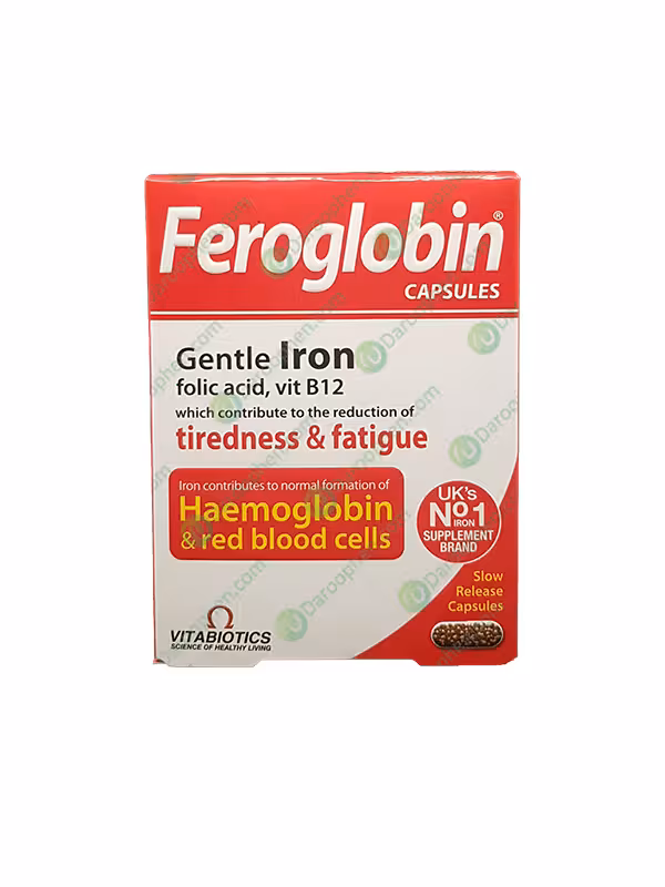 کپسول فروگلوبین ب 12 ویتابیوتیکس 30 عددی – Vitabiotics Feroglobin B12 30 Caps