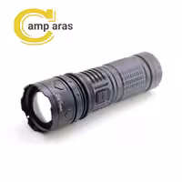 چراغ قوه شارژی زوم دار اسمال سان کد ZY-T262 پاوربانکی   - کمپ آراس