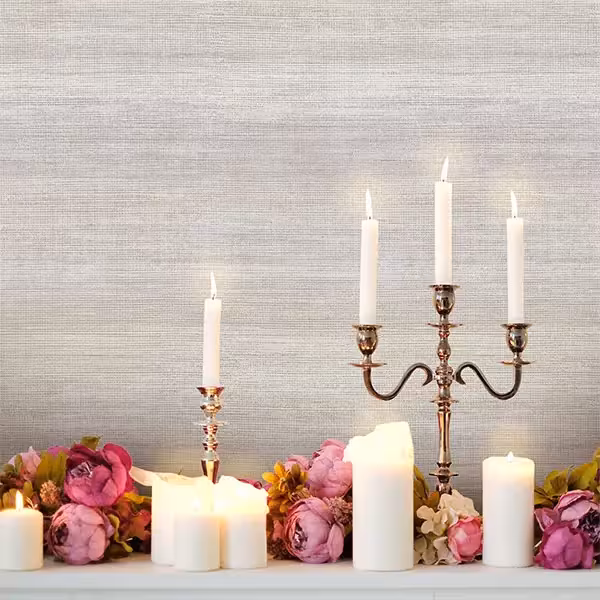 کاغذ دیواری کربن طرح بافت نقره‌ای کد 10089