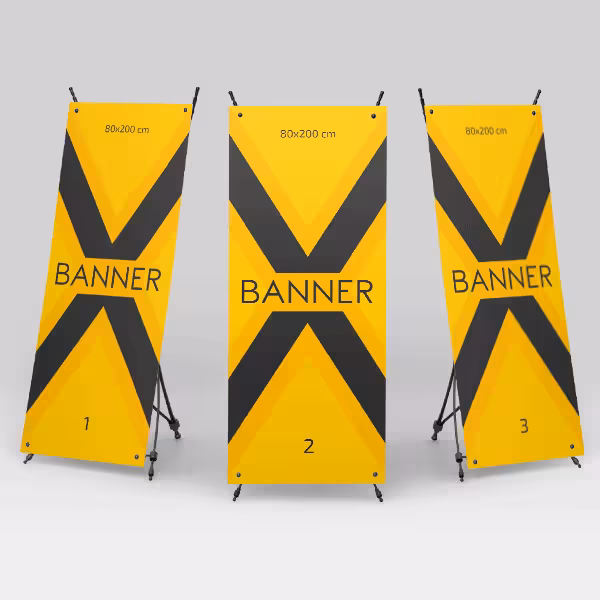 دانلود موکاپ بنر استند به صورت لایه باز برای فتوشاپ