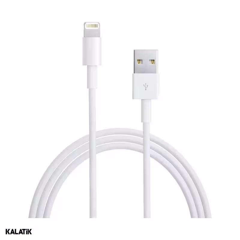 کابل تبدیل USB-A به لایتنینگ اپل ORG آیفون 7 مدل A1480 به طول 1 متر-شارسل