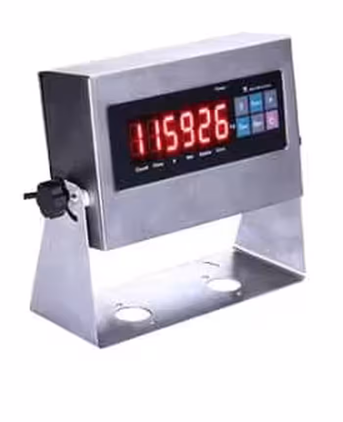 نمایشگر ترازو یاهوآ مدل A12SE با بدنه استیل و صفحه نمایش LED