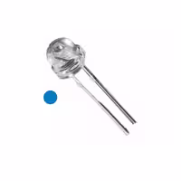 ال ای دی LED کلاهی آبی شفاف سایز 5 میل برند TM