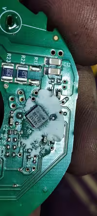 ic ka44143a nuvoton   ای سی فن موتور براشلس سه فاز بخاری ژاپنی و یخچال و غیره error 62