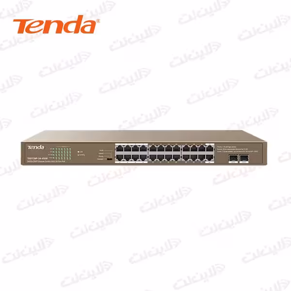 سوییچ 24 پورت POE تندا مدل Tenda TEG1126P-24-410W
