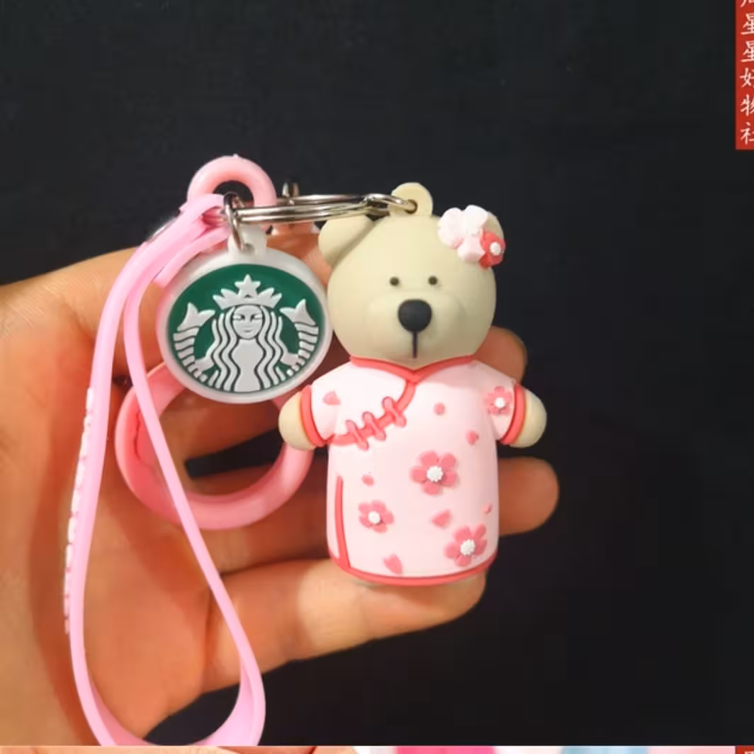 جاسویچی (دسته کلید) کیف آویز عروسکی خرسی