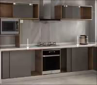 مکانیزم ریلی تاپ لاین 240 سانتی متر توکار دو درب بدون ریل کف با عرض هر درب حداکثر 120 سانتی متر فانتونی کد K524