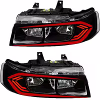 خرید چراغ جلو اسپرت سمند LX مدرن مدل Dodge بدون موتور دو عددی | اتوموبی