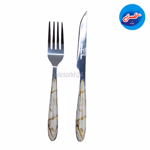 کارد و چنگال ام تی جی طرح سنگ کد 6214