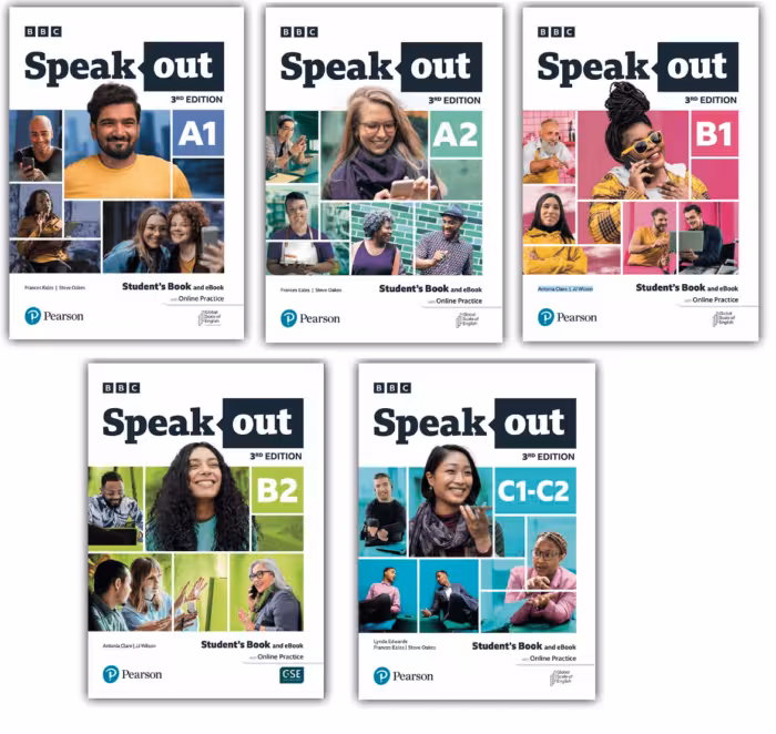 مجموعه 5 جلدی اسپیک اوت | کتاب انگلیسی Speakout 3rd Edition (اورجینال)