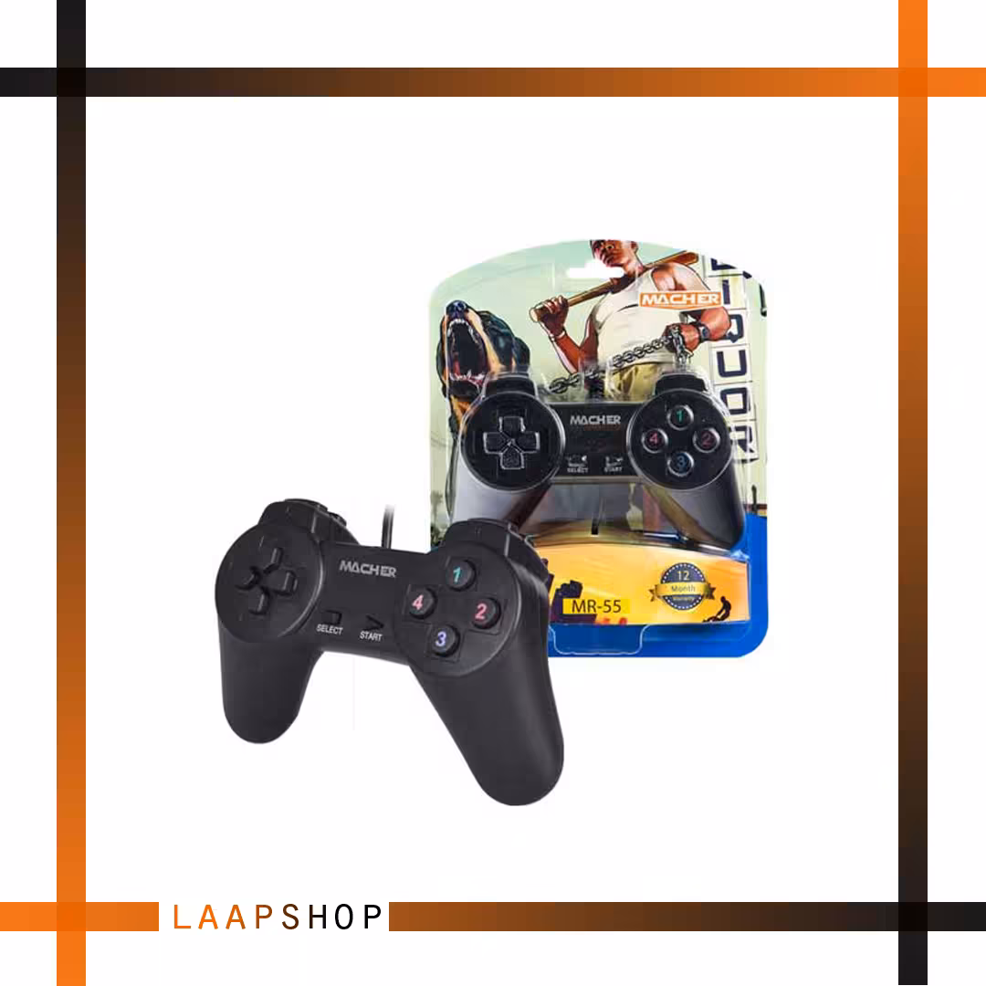 دسته بازی تک شوکدار سیم دار مچر Macher MR-55