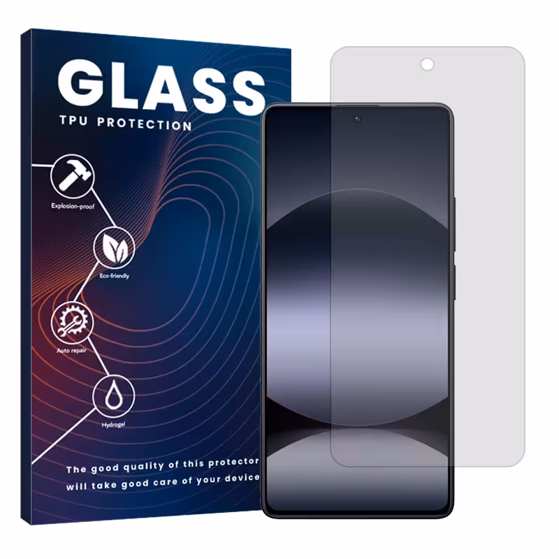 محافظ صفحه نمایش شفاف گلس مدل Resistant مناسب برای گوشی موبایل شیائومی Redmi Note 14S