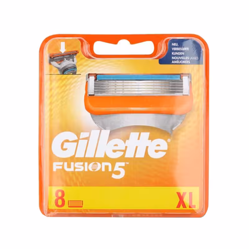 تیغ یدک ژیلت فیوژن 5 بسته 8 عددی