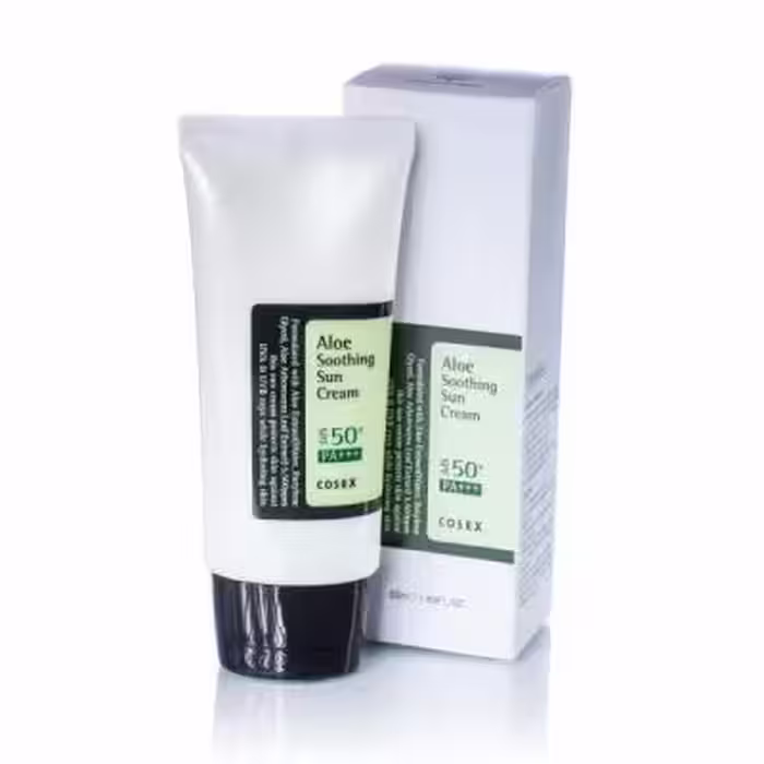 کرم ضد آفتاب بی رنگ آلوئه ورا کوزارکس spf50
