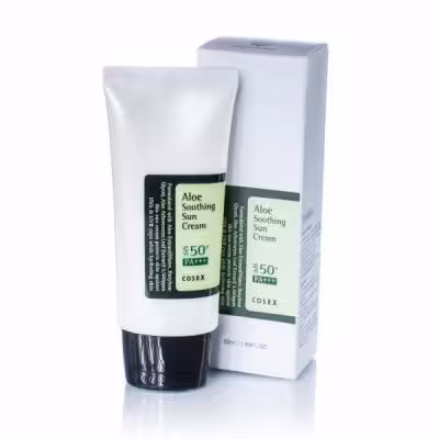 کرم ضد آفتاب بی رنگ آلوئه ورا کوزارکس spf50