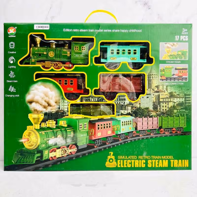 قطار دودزا چراغدار شارژی کد  699-5