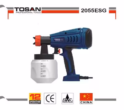 پیستوله رنگ پاش برقی 550 وات توسن مدل 2055ESG