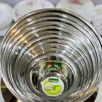 لگن استیل 11 پارچه یونیک،استیل نگیر ،برند یونیک هک شده
