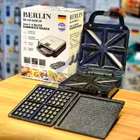 ساندویچ ساز برلین مدل BE-450 سه کاره 1400 وات | وافل زن