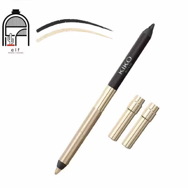 🏷 مداد چشم دوطرفه Kiko Holiday Premiere مدل Lasting Duo Eye Pencil