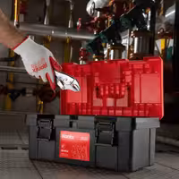 جعبه ابزار پلاستیکی ایرانی 17 اینچ کد 9153