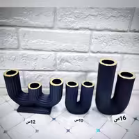 شعمدان پلی استر دکوری مدل خطی مجموعه 3 عددی