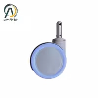 چرخ بیمارستانی ترمز مرکز S256 گردان دو حالته قطر 150 میلی متر