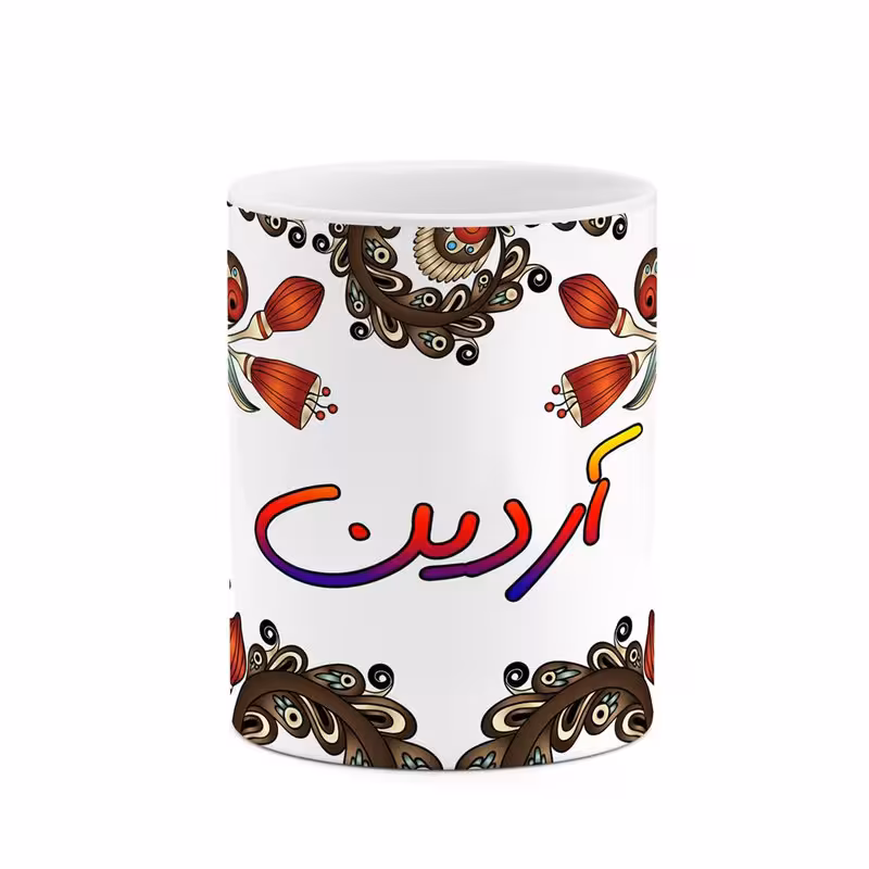 خرید ماگ-لیوان    اسم آردین  سنتی گل و بته کد mgh43425
