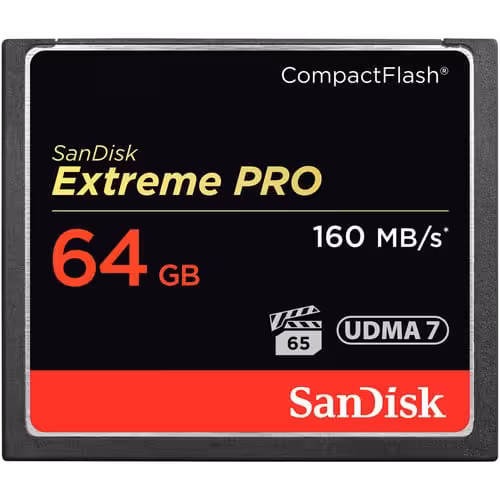 مموری کارت سن دیسک SanDisk 64GB Extreme Pro CompactFlash