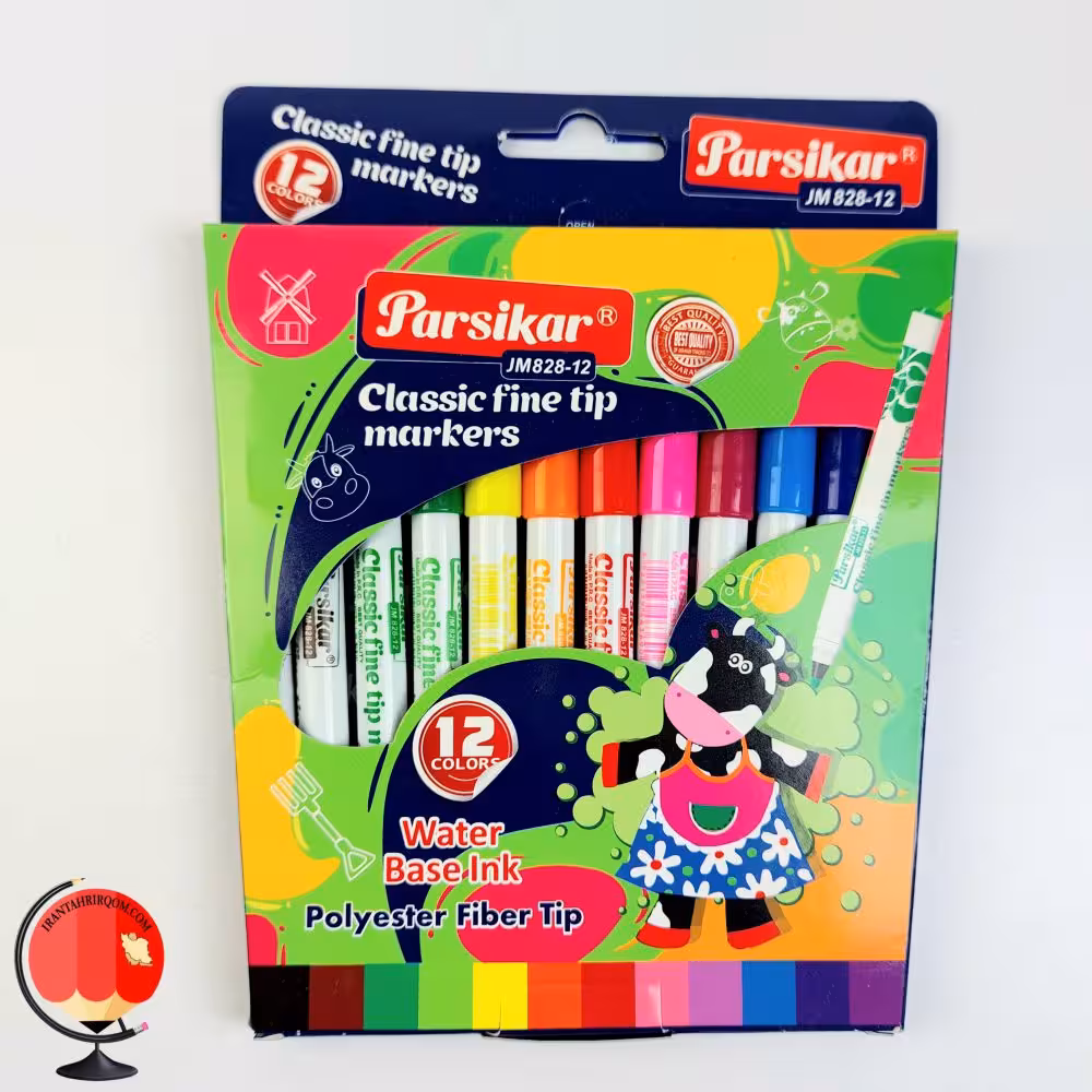 ماژیک 12 رنگ پارسیکار