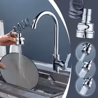 سرشیر ظرفشویی فنری Spring-نقره ای