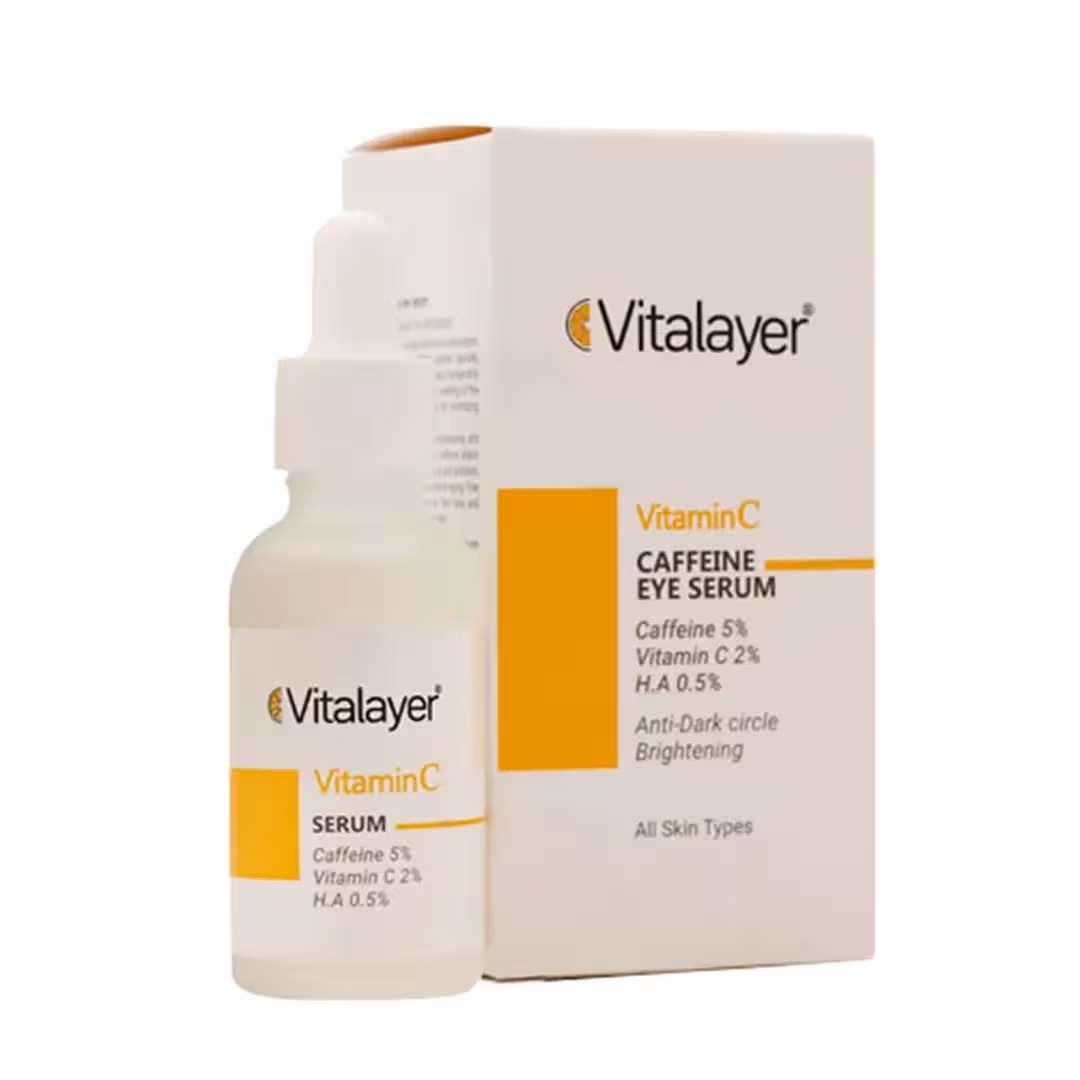 سرم ویتامین C و کافئین ویتالایر Vitalayer حجم 30 میل