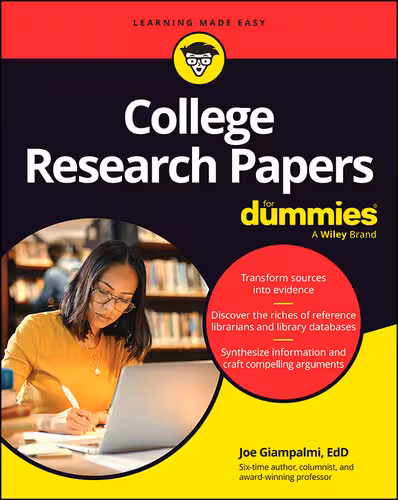 خرید و دانلود نسخه کامل کتاب College Research Papers for Dummies