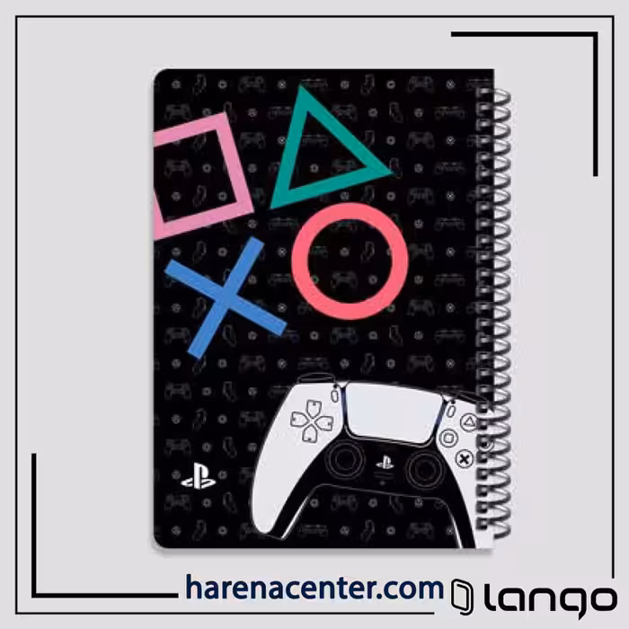 دفتر مدرسه طرح دسته Playstation برند لانگو