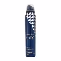 اسپری خوشبوکننده بدن مردانه سلکشن سیتی مدل Blue Chanel حجم 200 میلی لیتر