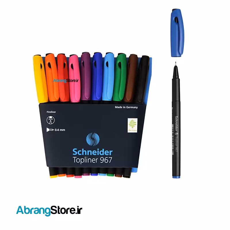 روان نویس اشنایدر تاپ لاینر 967 بسته 10رنگ | Schneider Topliner 967