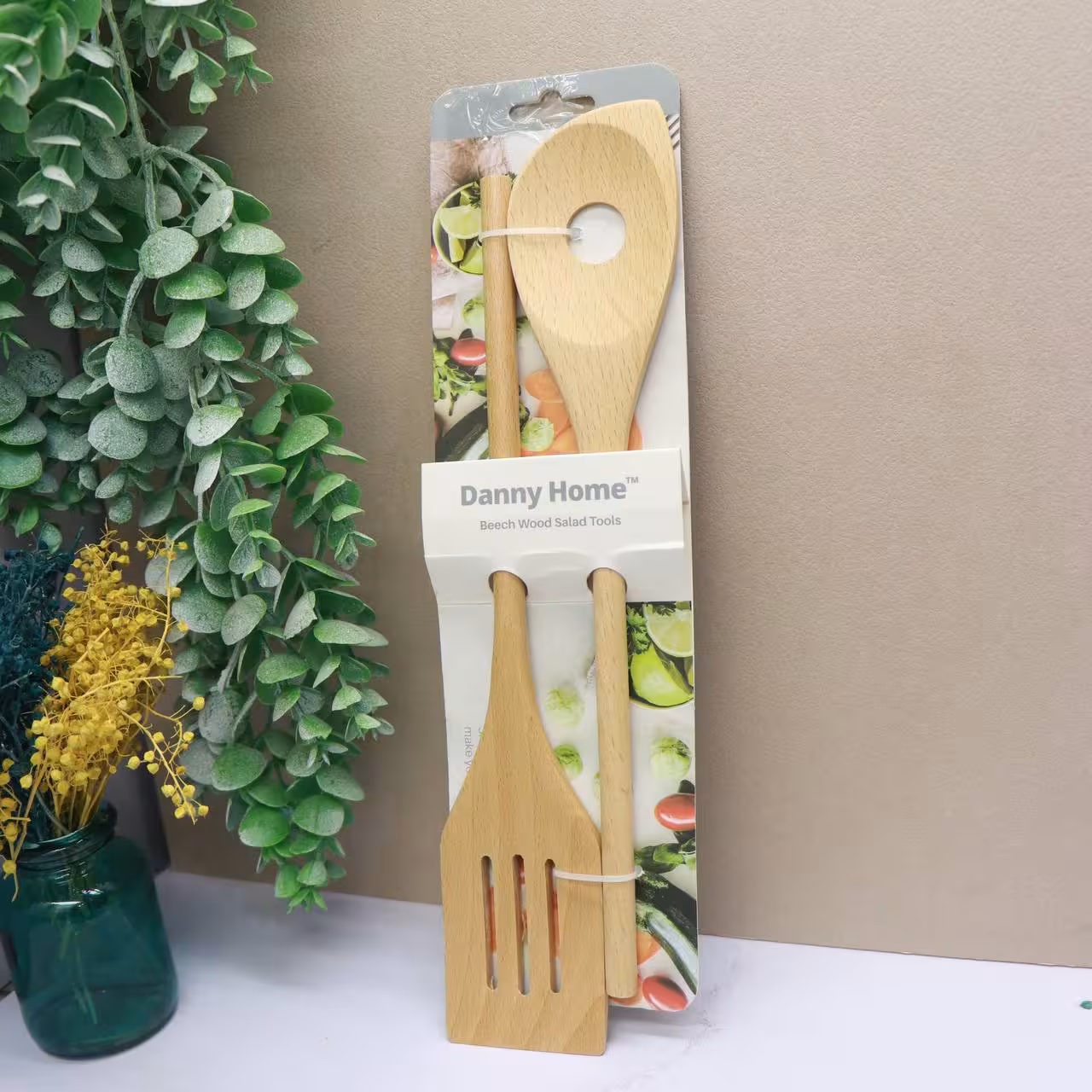 ست 2 تایی کقگیر چوبی دنی هومDH0070-NATURAL