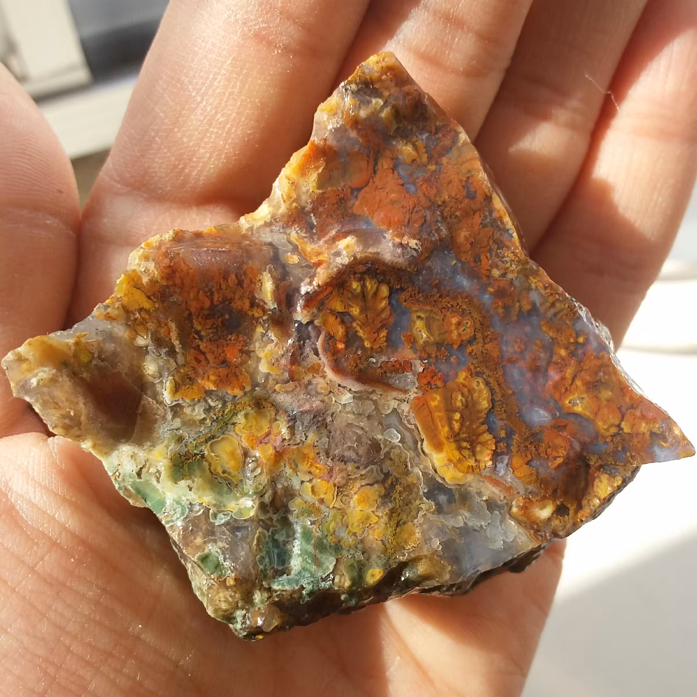 سنگ راف شجر منظره 7رنگ دیددددنی کاملا طبیعی شاهکار خلقت خااااااص