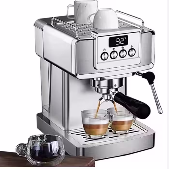 خرید اسپرسو ساز جی پاس استیل مدل GCM41520 | Geepas Espresso Maker