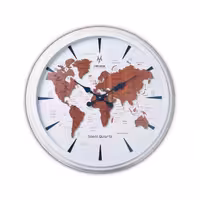 ارسال فوری   امکان خرید حضوری   ساعت نقشه جهان مندیس مدل 711 – قطر 70 سانت – رنگ سفید