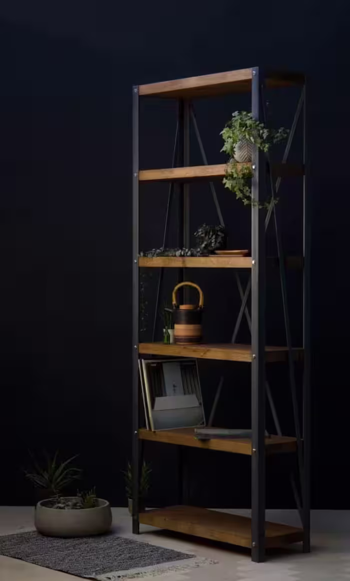 دیوایدر دکوراتیو چوب و فلز کد روستیک  8634