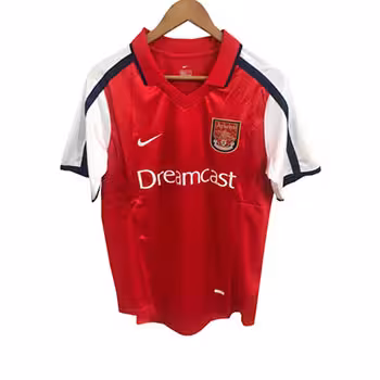 لباس کلاسیک اول آرسنال فصل 2000،2001 پیراهن تک